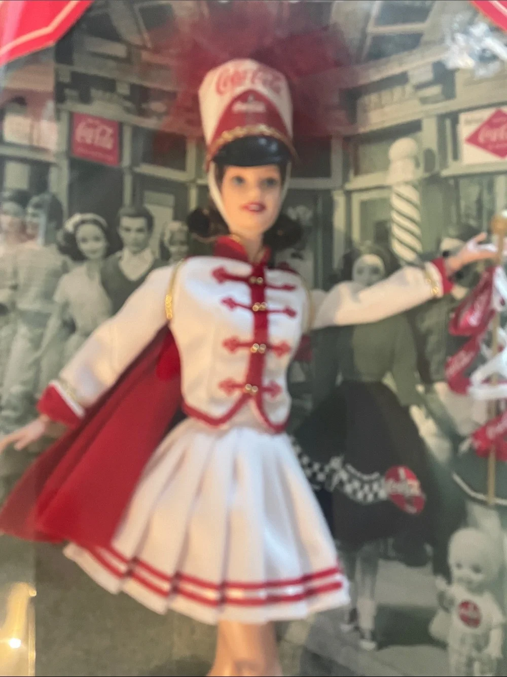 Barbie Collector Edition Coca Cola Marching Band Outfit in Red and White